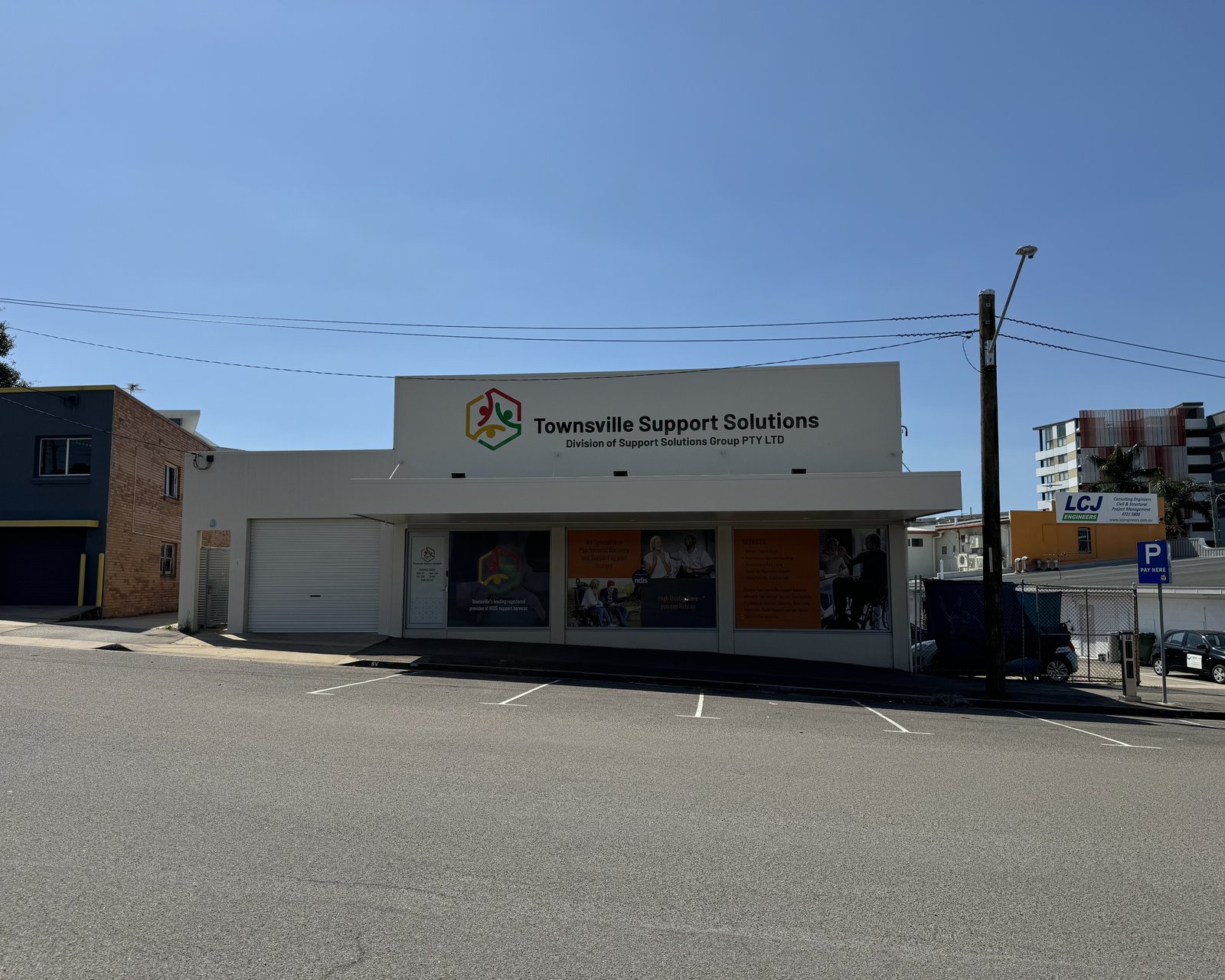 Townsville Support Solutions office at 1 Jones Street, Townsville QLD 4810